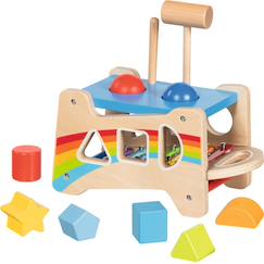 Jouet-Premier âge-Banc à marteler et encastrer avec xylophone