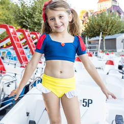 Maillot de bain 2 pièces fille princesse uv upf 50+  - vertbaudet enfant
