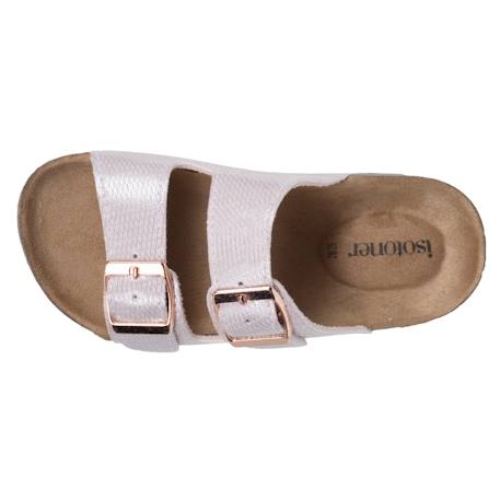 Sandales de plage à doubles brides - semelle confortable et légère Camo+Marine surpiqûre+Multico+Rose 20 - vertbaudet enfant 