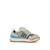 Sneakers bébé synthétique lacets- fermeture adhésive Bleu – bleu clair+Grey+Gris-jaune 6 - vertbaudet enfant 
