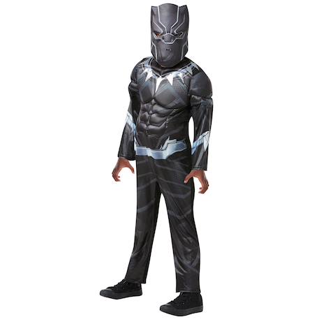 Déguisement black panther avec muscles rembourrés Noir 1 - vertbaudet enfant 
