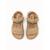 Sandales filles synthétique boucle Beige 2 - vertbaudet enfant 