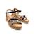 Sandales filles synthétique boucle Black+Brown 4 - vertbaudet enfant 