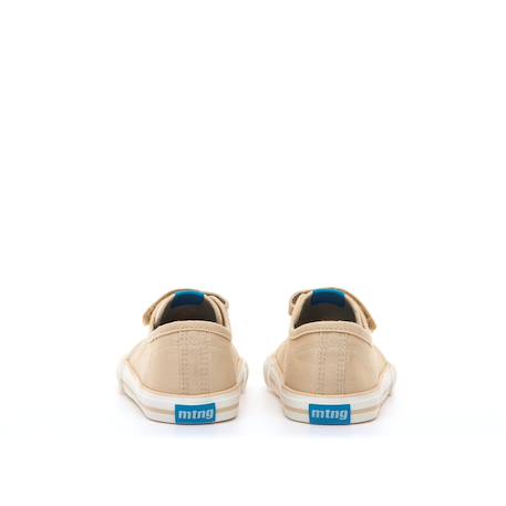 Sneakers filles synthétique lacets- fermeture adhésive barefoot Beige 5 - vertbaudet enfant 