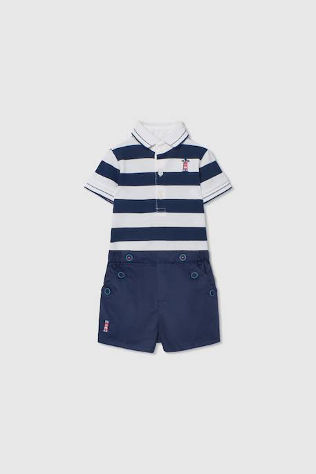 Ensemble bébé coton Bleu 1 - vertbaudet enfant 