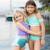 Maillot de bain 2 pièces fille sirène uv upf 50+ Violet 6 - vertbaudet enfant 