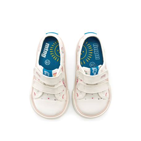 Sneakers bébé filles synthétique fermeture adhésive barefoot White 2 - vertbaudet enfant 