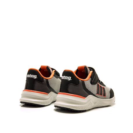 Sneakers garçon textile lacets- fermeture adhésive Blue+Noir-orange 8 - vertbaudet enfant 