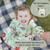 Bavoir tablier manches longues nomade évolutif Bleu+Gris+Vert+Violet 9 - vertbaudet enfant 
