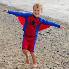 Maillot de bain garçon 2 pièces anti-uv super-héros  - vertbaudet enfant
