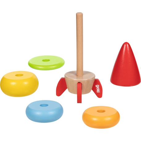 Fusée à empiler Rouge 3 - vertbaudet enfant 