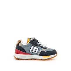 Chaussures-Sneakers bébé synthétique lacets- fermeture adhésive