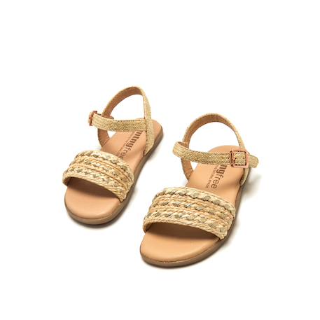 Sandales filles synthétique boucle barefoot Yellow 6 - vertbaudet enfant 