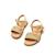 Sandales filles synthétique boucle barefoot Yellow 6 - vertbaudet enfant 