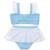 Maillot de bain 2 pièces fille princesse uv upf 50+ Bleu 6 - vertbaudet enfant 