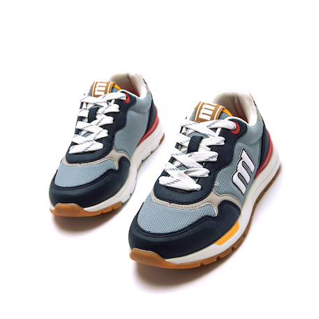 Sneakers garçon textile lacets Black+Bleu – bleu clair 7 - vertbaudet enfant 