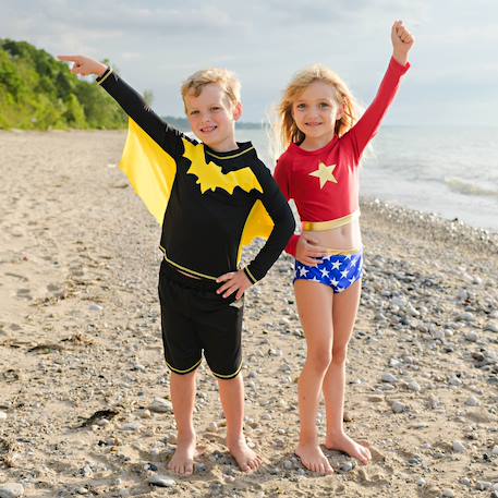 Maillot de bain garçon 2 pièces anti-uv super-héros Noir 4 - vertbaudet enfant 