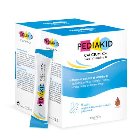 Calcium c+ et vitamine d 14 sticks - lot de 2 MULTICOLORE 1 - vertbaudet enfant 