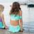 Maillot de bain 2 pièces fille princesse uv upf 50+ Vert 6 - vertbaudet enfant 