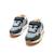 Sneakers bébé synthétique lacets- fermeture adhésive Bleu – bleu clair+Grey+Gris-jaune 2 - vertbaudet enfant 