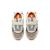 Sneakers bébé synthétique lacets- fermeture adhésive Bleu – bleu clair+Grey+Gris-jaune 9 - vertbaudet enfant 