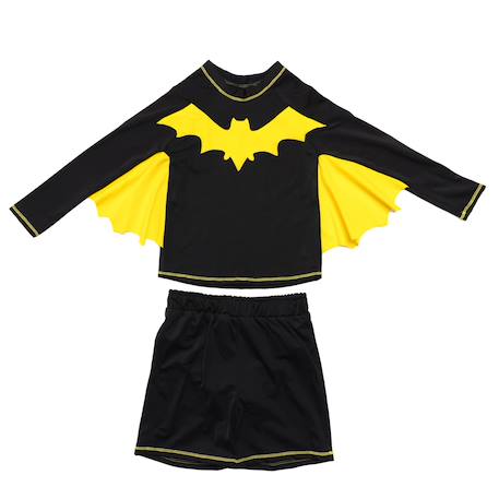 Maillot de bain garçon 2 pièces anti-uv super-héros Noir 2 - vertbaudet enfant 