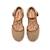 Sandales compensées fille synthétique boucle Brown 4 - vertbaudet enfant 