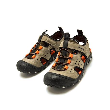 Sandales garçon synthétique élastique Blue+Green 7 - vertbaudet enfant 