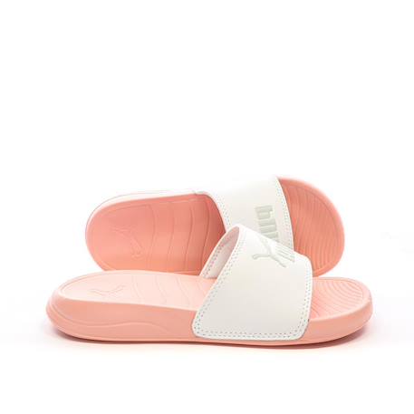 Claquettes fille popcat 20 Rose et blanc+Rose saumon 1 - vertbaudet enfant 