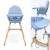 Chaise Haute Kinderkraft FINI 2 2 en 1 avec Plateau Réglable, Harnais 5 Points, Repose-Pieds et Assise en Éco-Cuir Beige+Bleu+Gris+Vert 10 - vertbaudet enfant 