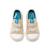 Sneakers filles synthétique lacets- fermeture adhésive barefoot Beige 2 - vertbaudet enfant 