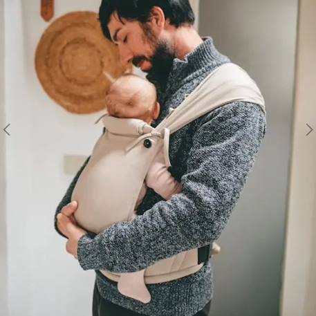 Porte-bébé tiny - sand Beige 4 - vertbaudet enfant 