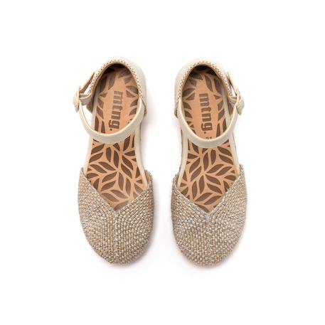 Sandales compensées filles synthétique boucle Grey+Yellow 4 - vertbaudet enfant 