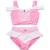 Maillot de bain 2 pièces fille princesse uv upf 50+ Rose 2 - vertbaudet enfant 