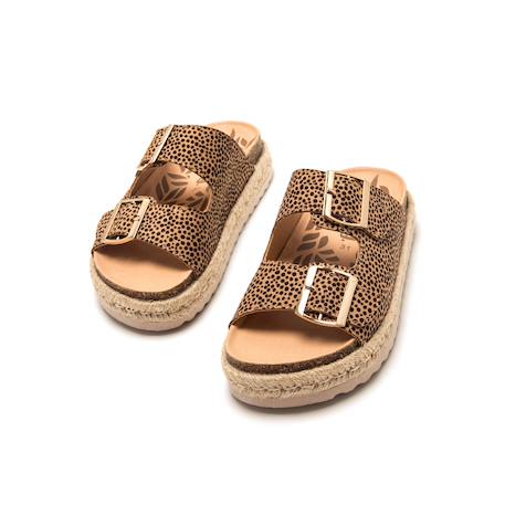 Sandales filles synthétique Black+Brown 10 - vertbaudet enfant 