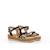 Sandales filles synthétique boucle Black+Brown 5 - vertbaudet enfant 