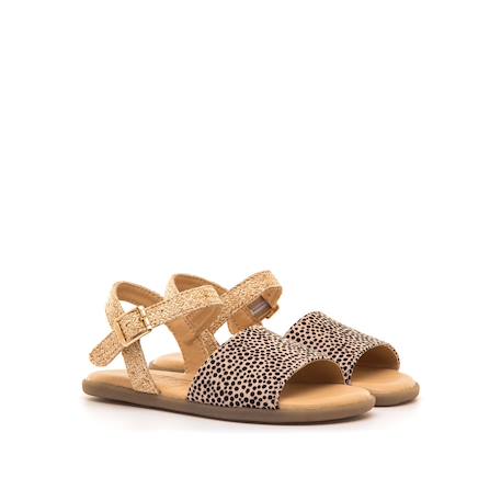 Sandales filles synthétique boucle barefoot Brown 4 - vertbaudet enfant 
