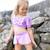 Maillot de bain 2 pièces fille princesse uv upf 50+ Violet 3 - vertbaudet enfant 