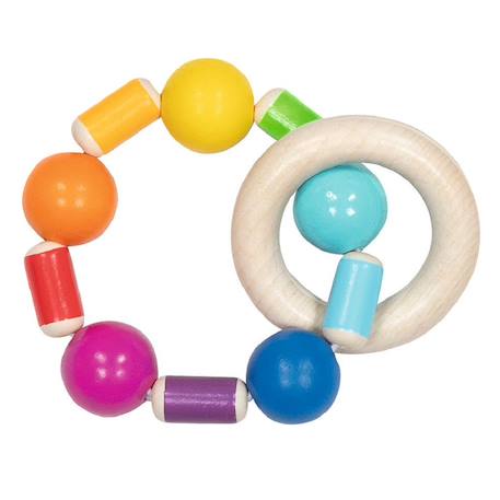Hochet flexible arc-en-ciel Beige 2 - vertbaudet enfant 