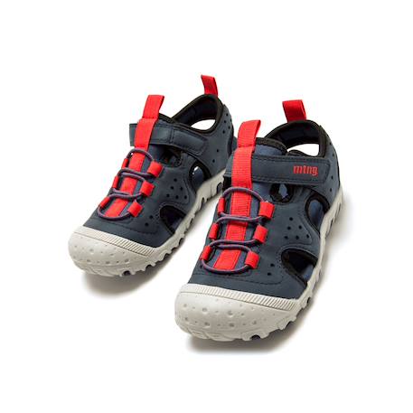 Sandales garçon synthétique élastique Blue+Green 2 - vertbaudet enfant 