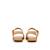Sandales filles synthétique boucle Beige 3 - vertbaudet enfant 