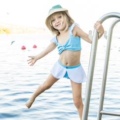 Maillot de bain 2 pièces fille princesse uv upf 50+  - vertbaudet enfant