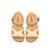 Sandales filles synthétique boucle barefoot Beige 2 - vertbaudet enfant 