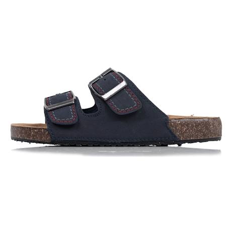 Sandales de plage à doubles brides - semelle confortable et légère Camo+Marine surpiqûre+Multico+Rose 9 - vertbaudet enfant 
