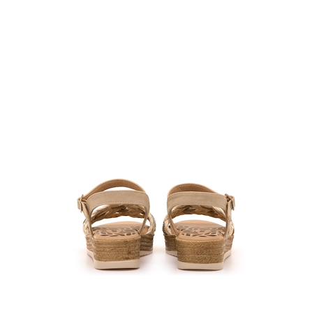 Sandales filles synthétique boucle Beige 3 - vertbaudet enfant 