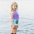 Maillot de bain 2 pièces fille sirène uv upf 50+ Violet 3 - vertbaudet enfant 