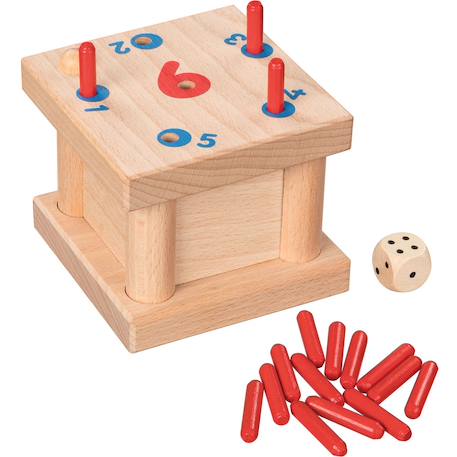 Jeu de dés il me faut un 6 Beige 1 - vertbaudet enfant 