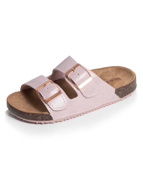 Sandales de plage à doubles brides - semelle confortable et légère Camo+Marine surpiqûre+Multico+Rose 24 - vertbaudet enfant 