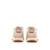 Sneakers filles textile lacets- fermeture adhésive Beige clair+Pink 3 - vertbaudet enfant 