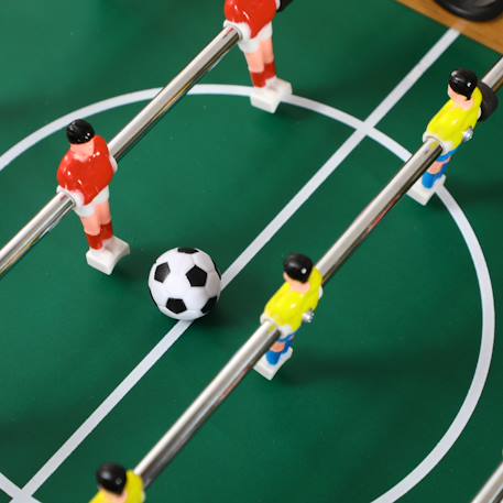 Babyfoot pliable - 18 joueurs, 2 ballons, 3 + 3 poignées, compteur - dim. 69 x 37 x 70 cm Marron 6 - vertbaudet enfant 